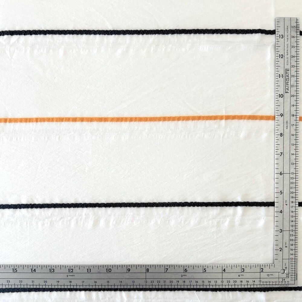 Yellow & Black Luxe Stripe Fabric